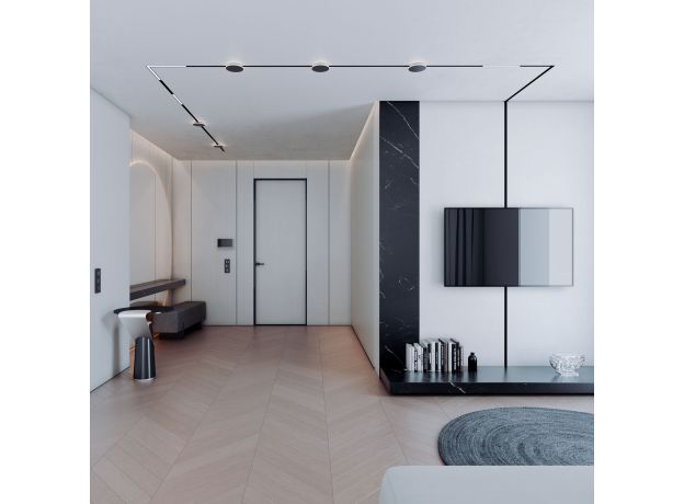 Slim Magnetic Трековый светильник 4W 4000K Cally (черный ) 85172/01