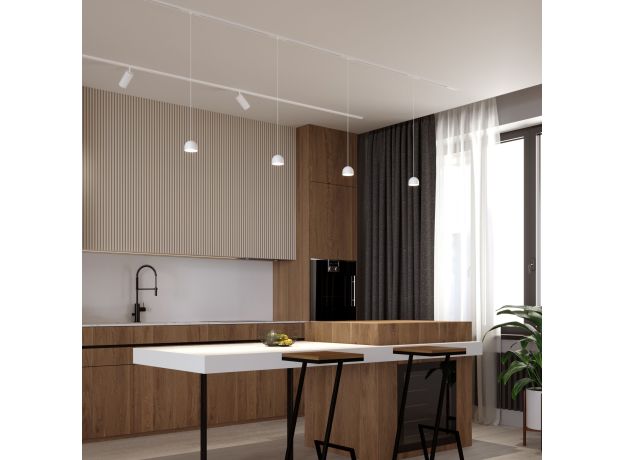 Slim Magnetic Трековый светильник 8W 4000K Uno (белый) 85126/01