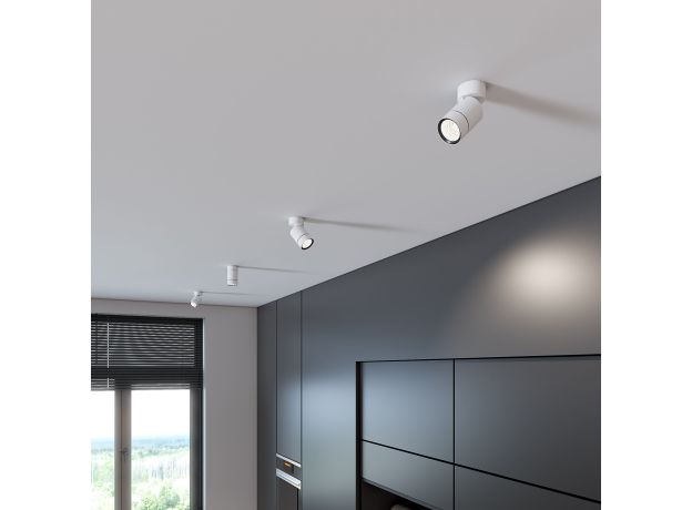 Светильник накладной поворотный Niro GU10 белый 25013/01