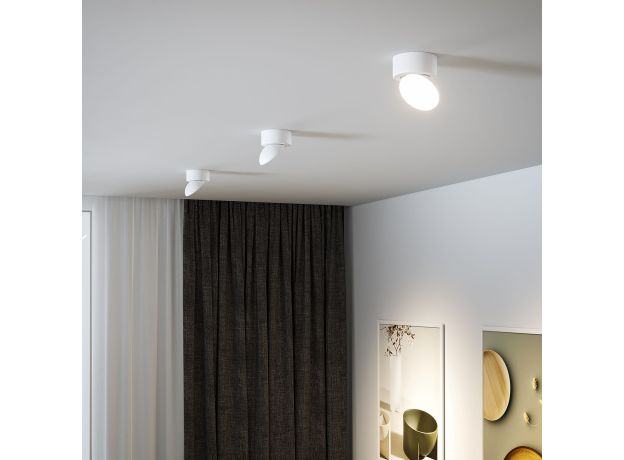 Светильник накладной поворотный светодиодный Smooth 10W 4000K белый 25053/LED