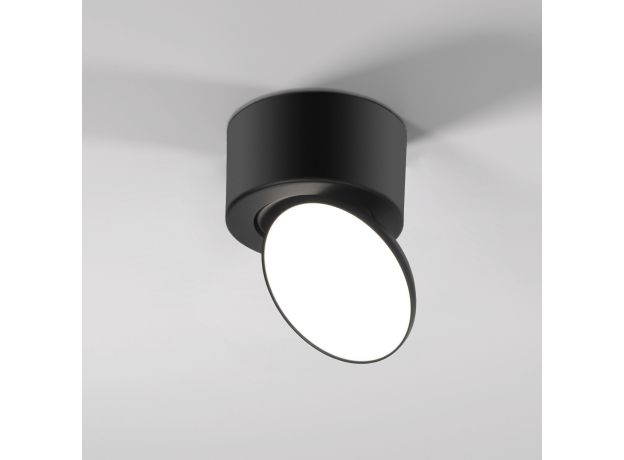 Светильник накладной поворотный светодиодный Smooth 10W 4000K черный 25053/LED