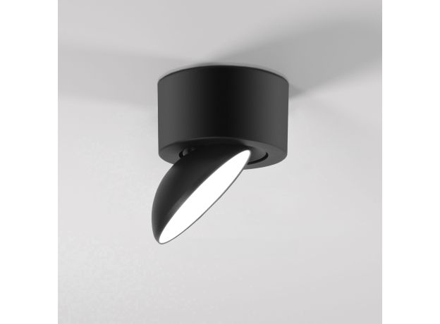 Светильник накладной поворотный светодиодный Smooth 10W 4000K черный 25053/LED