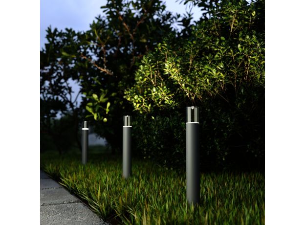 Светильник садово-парковый светодиодный Hidden серый 35166/F серый