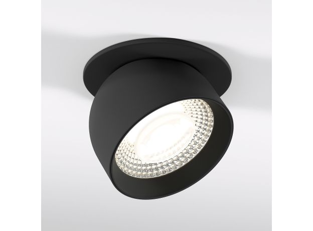 Светильник встраиваемый поворотный светодиодный Uno 8W 4000K черный 25092/LED