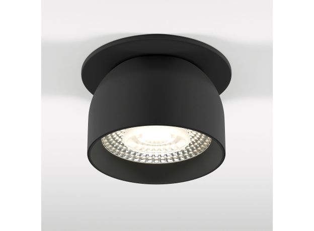 Светильник встраиваемый поворотный светодиодный Uno 8W 4000K черный 25092/LED