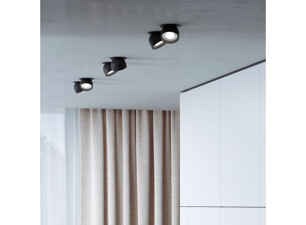 Светильник встраиваемый поворотный светодиодный Uno 8W 4000K черный 25092/LED