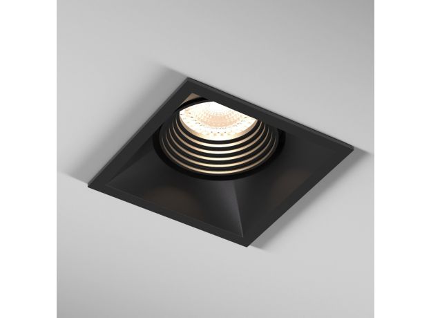 Светильник встраиваемый Punto черный 25017/01