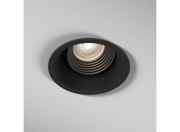 Светильник встраиваемый Punto черный 25016/01