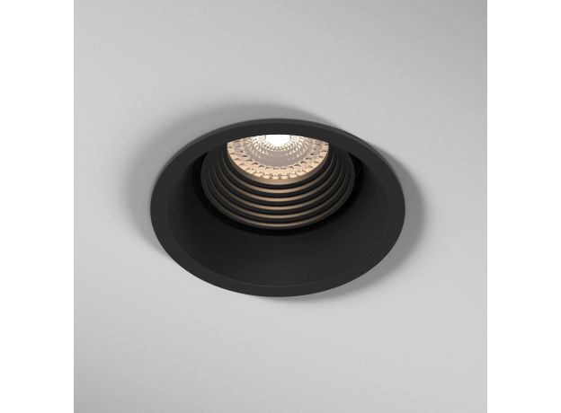 Светильник встраиваемый Punto черный 25016/01