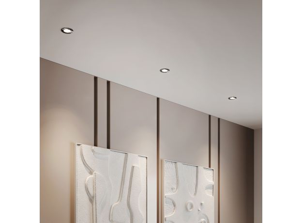 Светильник встраиваемый светодиодный Artis 7W 3000 черный 25096/LED