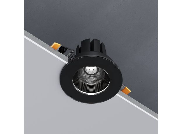 Светильник встраиваемый светодиодный Artis 7W 3000 черный 25096/LED