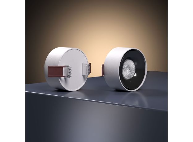 Светильник встраиваемый светодиодный Glam белый/черный 25095/LED