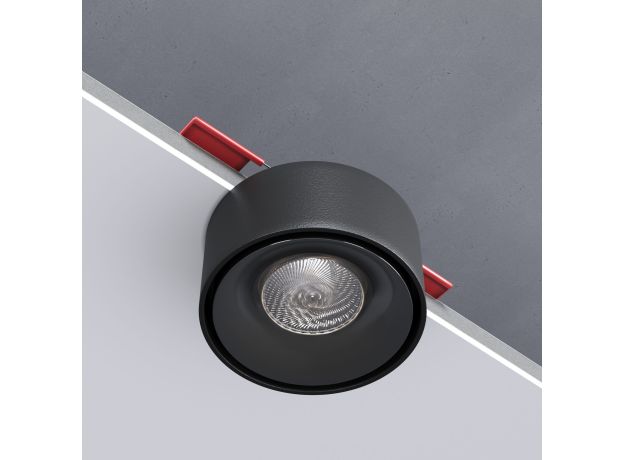 Светильник встраиваемый светодиодный Glam черный 25095/LED