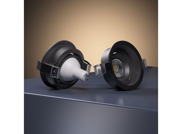 Светильник встраиваемый Tune черный 25014/01