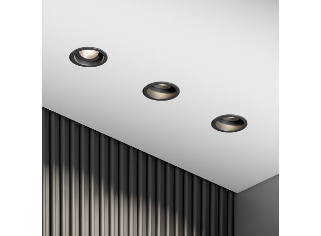 Светильник встраиваемый Tune черный 25014/01