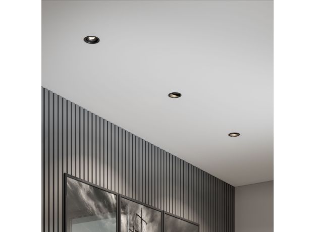 Светильник встраиваемый Tune черный 25014/01