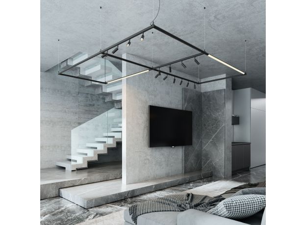 Module System Трековый светильник 24W 3000K (черный) 85174/01