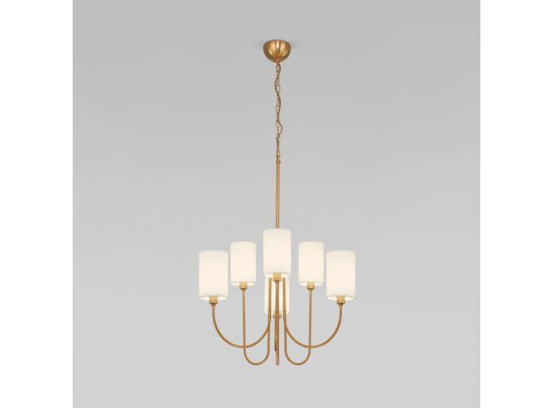 Умная подвесная люстра 60164/6 латунь