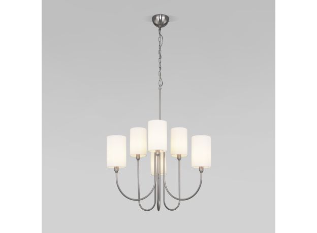 Умная подвесная люстра 60164/6 никель