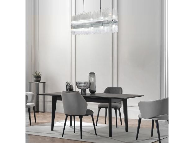 Умная подвесная люстра со стеклянным рассеивателем 485/10