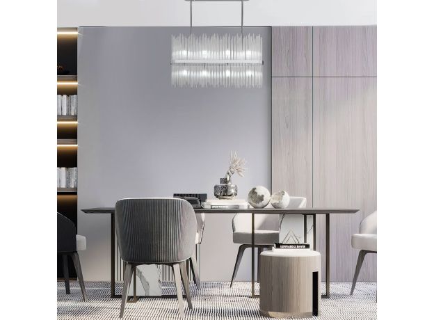 Умная подвесная люстра со стеклянным рассеивателем 485/8