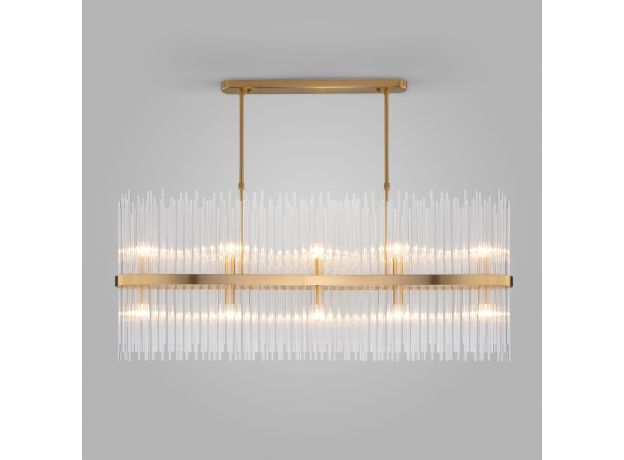 Умная подвесная люстра со стеклянным рассеивателем 486/10