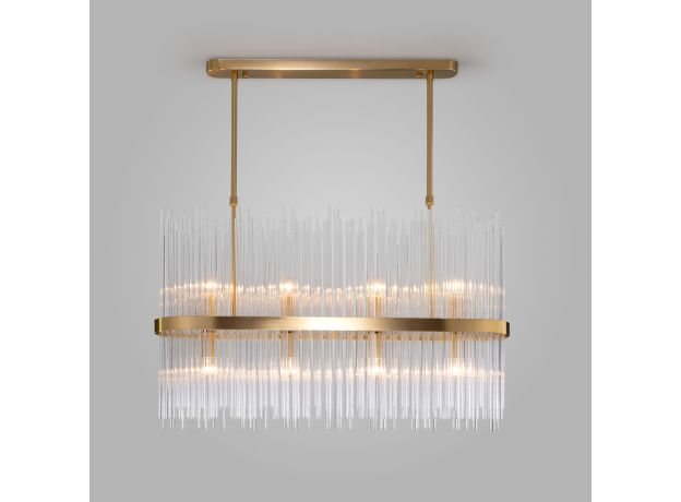 Умная подвесная люстра со стеклянным рассеивателем 486/8