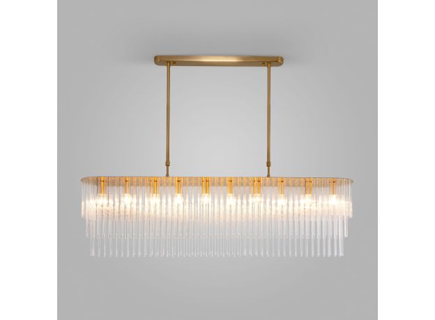 Умная подвесная люстра со стеклянным рассеивателем 488/10