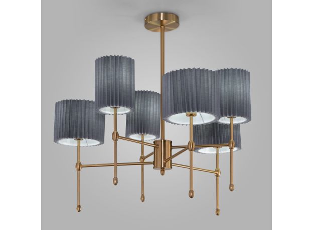 Умный потолочный светильник 60162/6 латунь