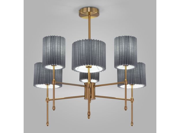 Умный потолочный светильник 60162/6 латунь