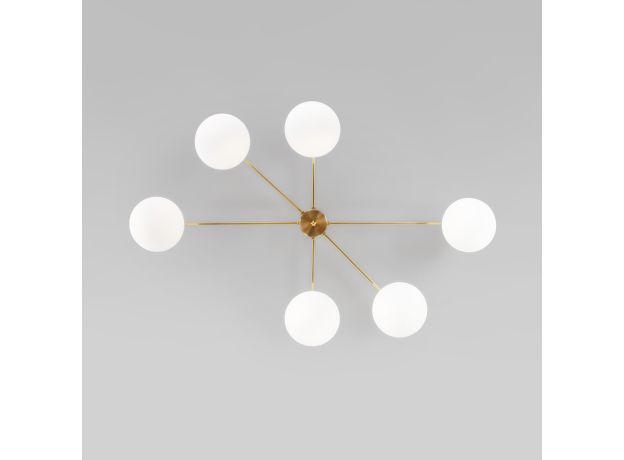 Умный потолочный светильник 70220/6 латунь Smart