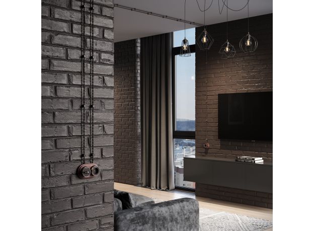 Изоляторы 100 шт мокко матовый Vintage W6433414