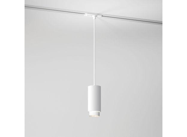 Трековый светильник для однофазного шинопровода Nubis GU10 белый 85021/01