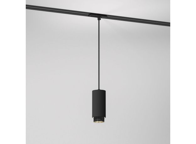 Трековый светильник для однофазного шинопровода Nubis GU10 чёрный 85021/01