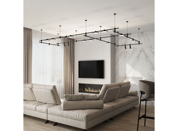 Esthetic Magnetic Трековый светильник 10W 3000K (чёрный) 85125/01