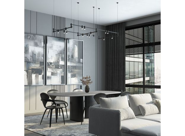 Esthetic Magnetic Трековый светильник 3W 3000K (чёрный) 85116/01