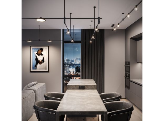 Esthetic Magnetic Трековый светильник 3W 3000K (чёрный) 85118/01