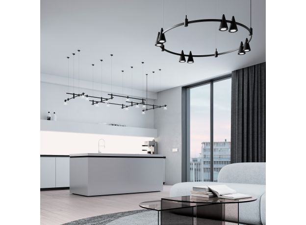 Esthetic Magnetic Трековый светильник 5W 3000K (чёрный) 85117/01