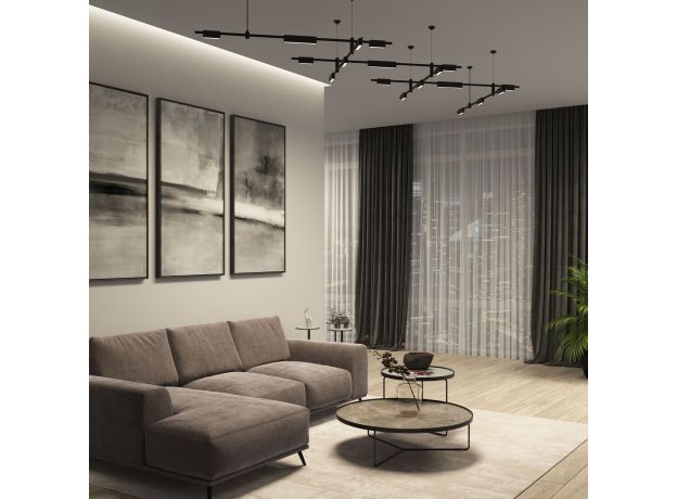 Esthetic Magnetic Трековый светильник 6W 3000K (чёрный) 85122/01