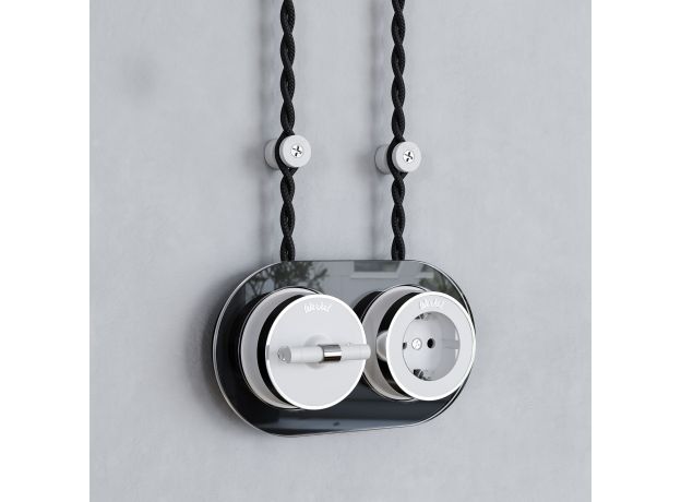 Изоляторы 100 шт белый матовый Vintage W6433401