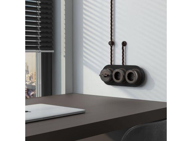 Изоляторы 100 шт мокко матовый Vintage W6433414