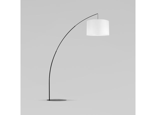 Напольный светильник с тканевым абажуром 3060 Moby White