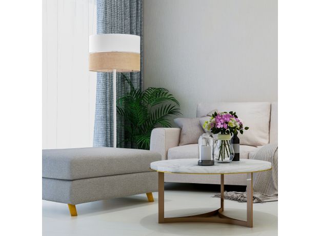 Напольный светильник с тканевым абажуром 5241 Linobianco