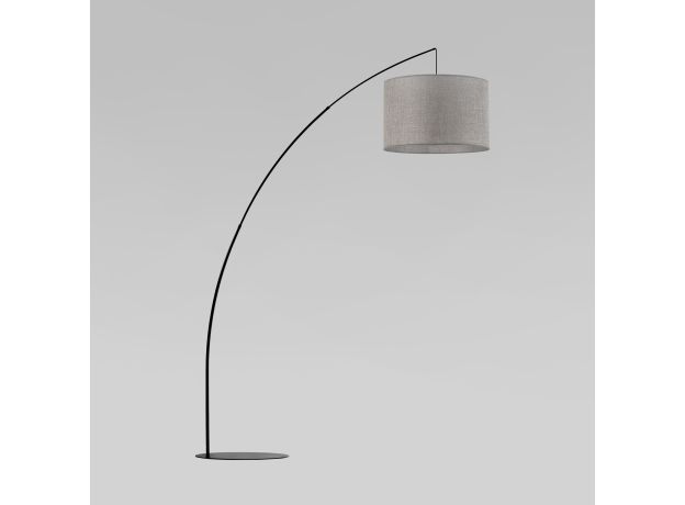 Напольный светильник с тканевым абажуром 5487 Moby Gray