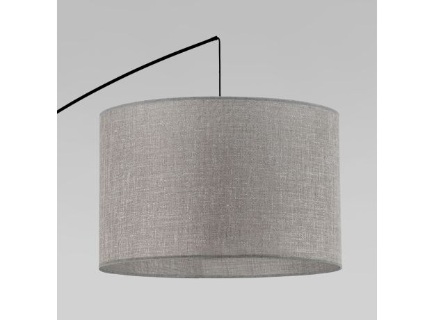 Напольный светильник с тканевым абажуром 5487 Moby Gray