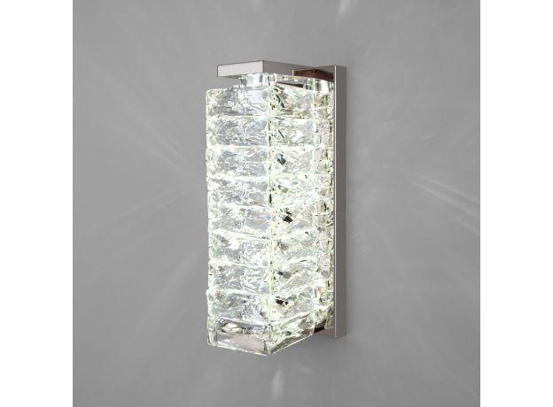Настенный светильник с хрусталем 40259 LED хром