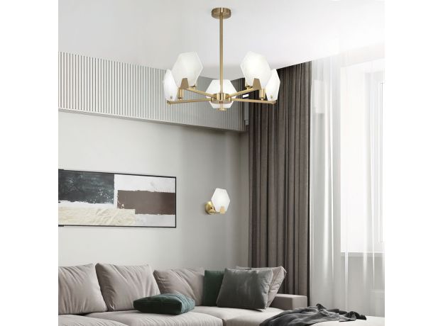 Настенный светильник 60158/1 латунь