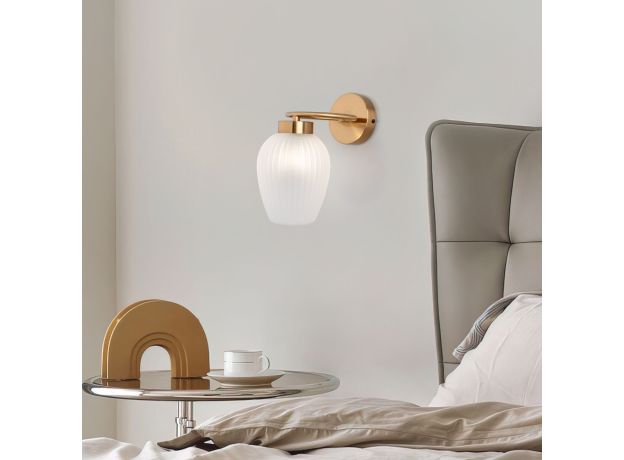 Настенный светильник 30184/1 латунь