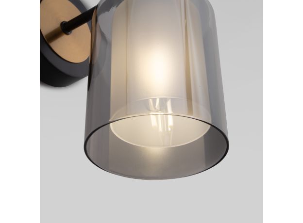 Настенный светильник 70219/1 черный/античная бронза