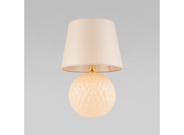 Настольный светильник с тканевым абажуром 5591 Santana Ecru